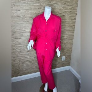 Vintage Hot Pink 2 Piece Set